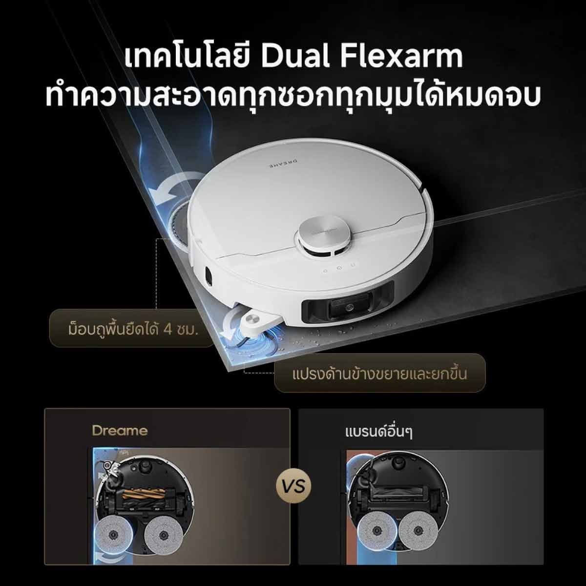 DREAME   เครื่องดูดฝุ่นหุ่นยนต์+ถูพื้น  แรงดูด19000Paรุ่น L40S ULTRA