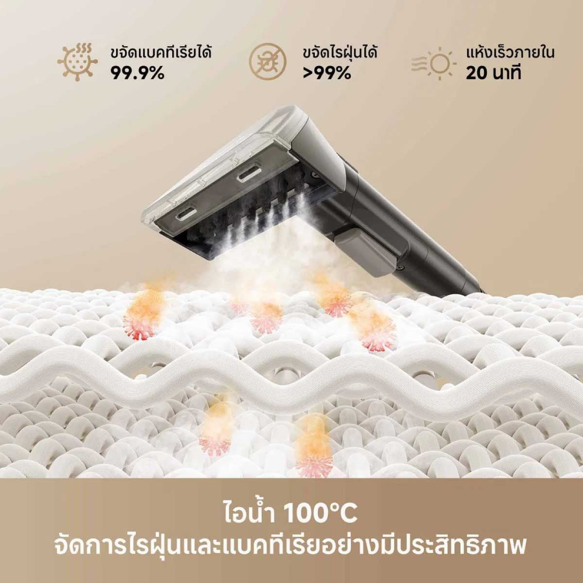 Dreame  เครื่องทำความสะอาดโซฟา ผ้าม่าน รุ่นN20 Steam