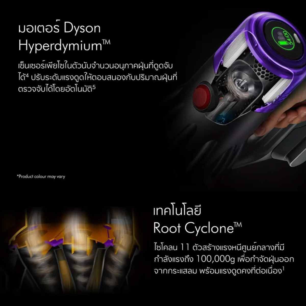 DYSON เครื่องดูดฝุ่นไร้สายDyson V12 Origin สีม่วง รุ่น SV49