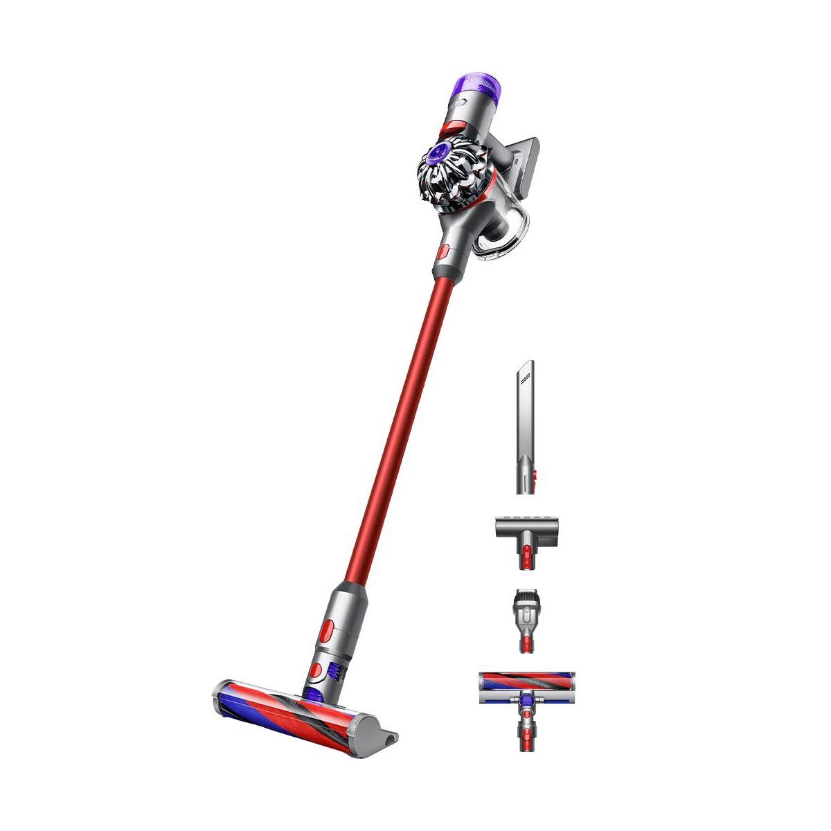 Dyson เครื่องดูดฝุ่นไร้สาย Dyson รุ่นV8 Slim Fluffy สีแดง รุ่น V8SLIMFF/RD