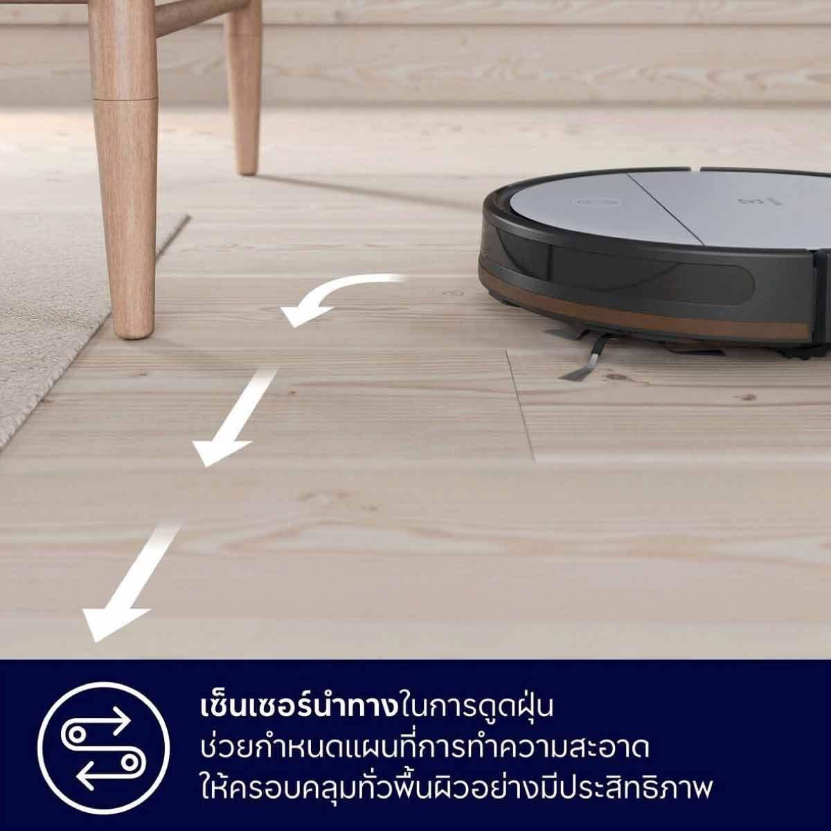 ELECTROLKUK เครื่องดูดฝุ่นหุ่นยนต์+ถูพื้น Wifi รุ่นEFR31211