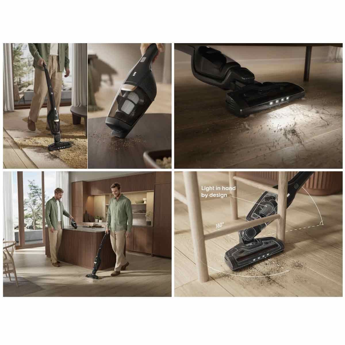 ELECTROLUX เครื่องดูดฝุ่นไร้สาย14.4V 2in1 สีดำ รุ่นEFS32212E B