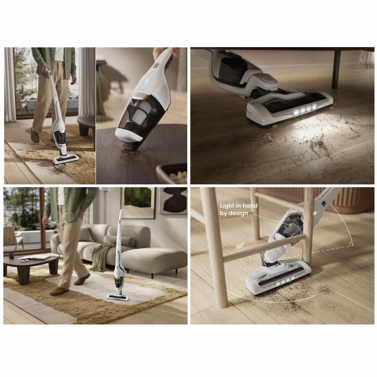 ELECTROLUX เครื่องดูดฝุ่นไร้สาย14.4V 2in1 สีขาว รุ่นEFS32218 SH