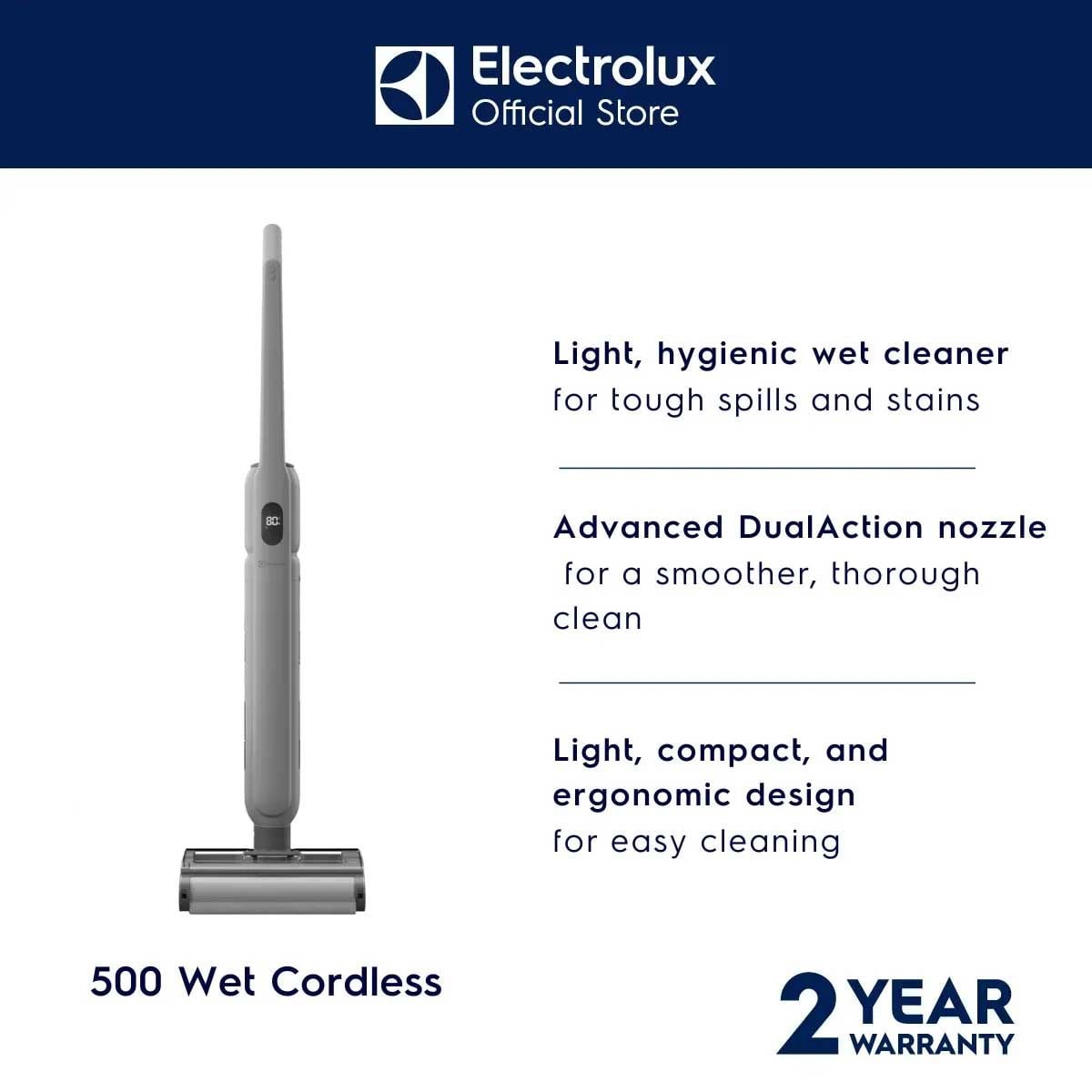 ELECTROLUX เครื่องดูดฝุ่นมือจับ14.4Vดูดฝุ่น/ถูพื้น EFW51112