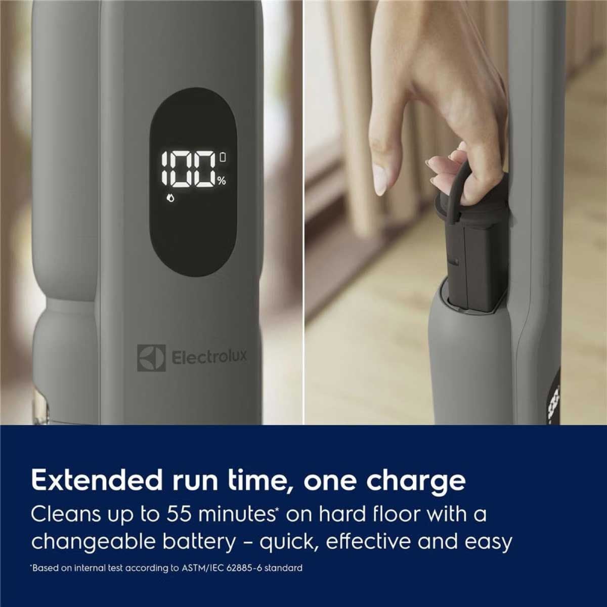 ELECTROLUX เครื่องดูดฝุ่นมือจับ14.4Vดูดฝุ่น/ถูพื้น EFW51112