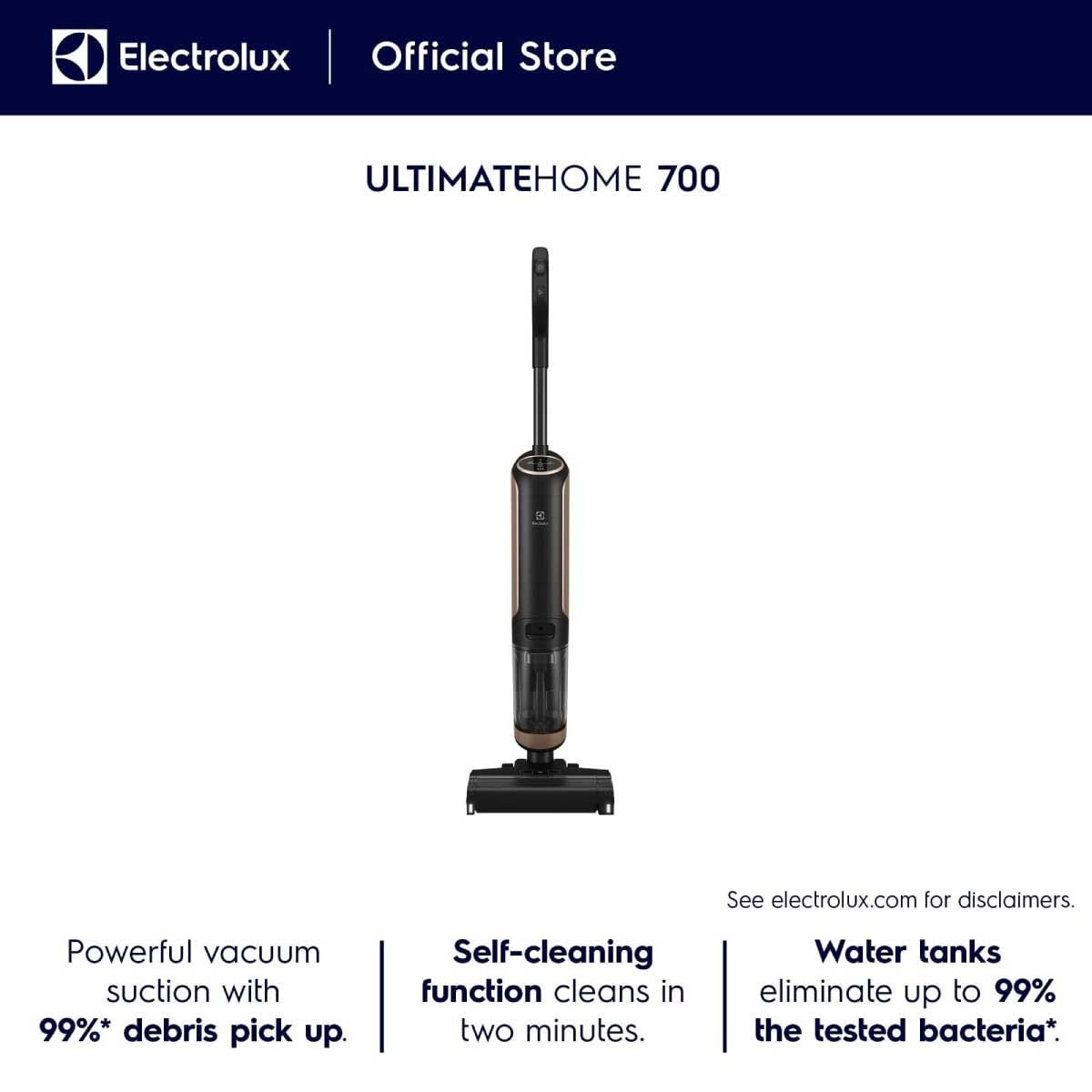 ELECTROLUX เครื่องดูดฝุ่นมือจับ21.6Vดูดฝุ่น/ดูดน้ำ EFW71711