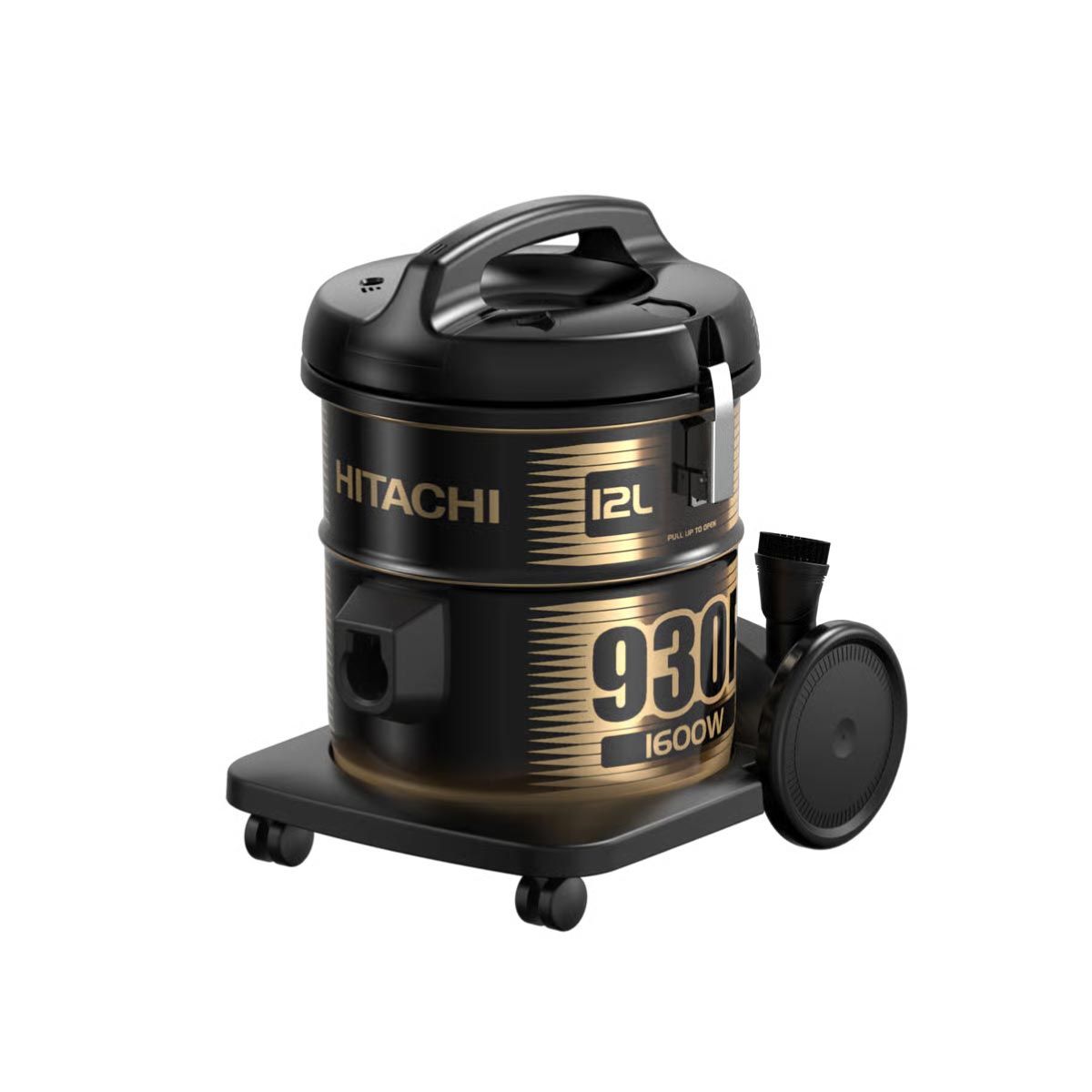 HITACHI  เครื่องดูดฝุ่น1600W สีดำทอง รุ่น CV-930F
