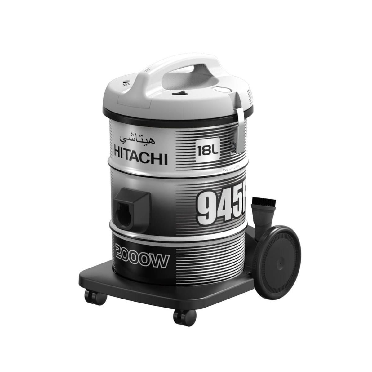 HITACHI  เครื่องดูดฝุ่น 2000W สีเทา รุ่น CV-945F