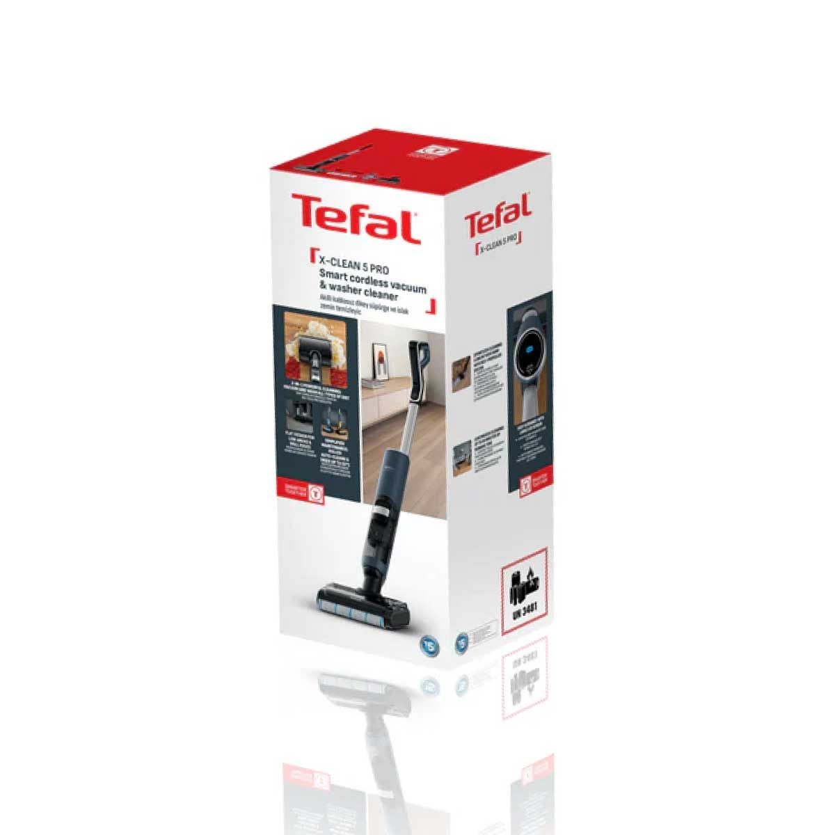 TEFAL เครื่องดูดฝุ่น-ถูพื้นX-CLEAN 5Pro GF5436F4