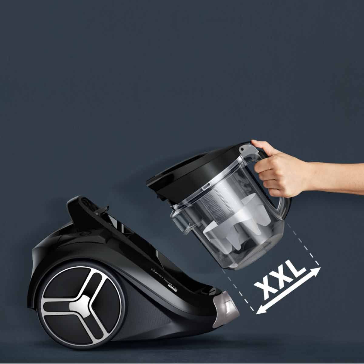TEFAL เครื่องดูดฝุ่นกำลังดูด 2100W สีดำ รุ่น TW4B75EA