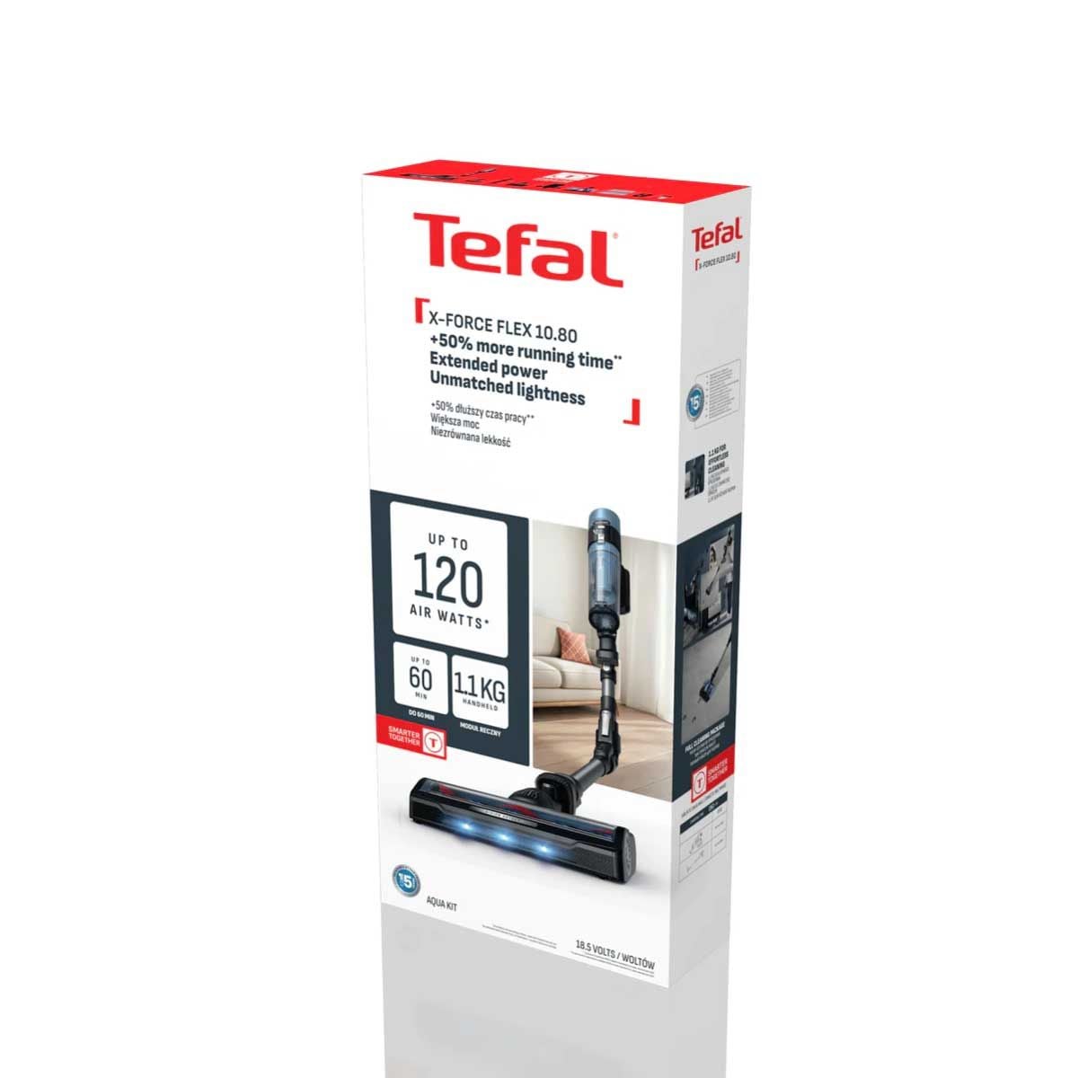 TEFAL เครื่องดูดฝุ่นไร้สายX-PERT10.80 AQUA TY7AD5E0