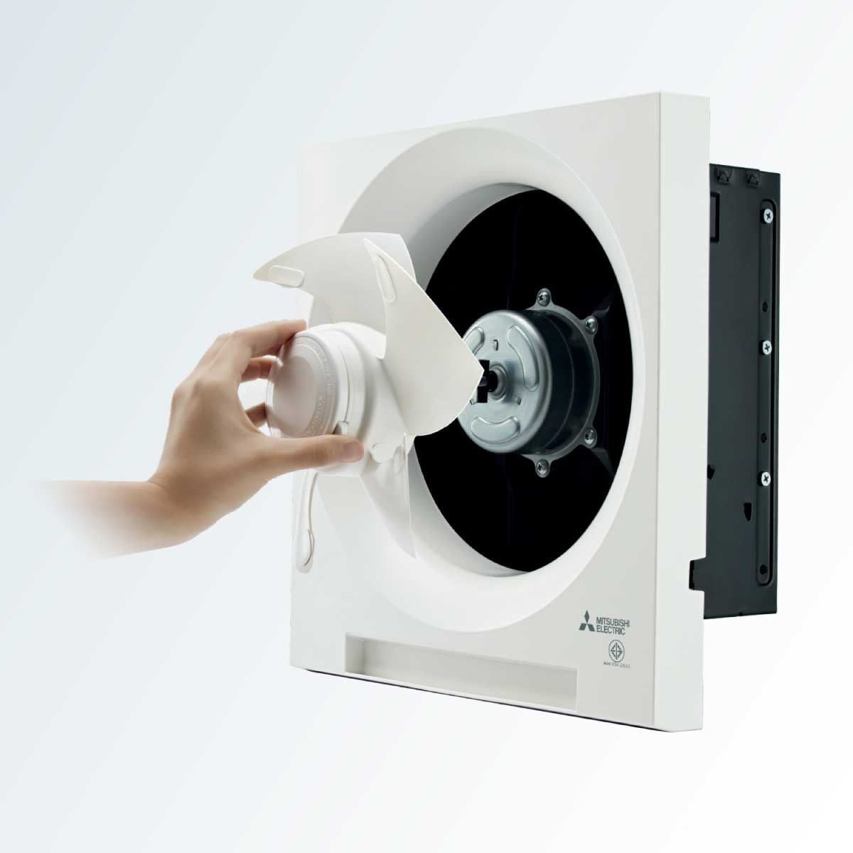 MITSUBISHI ELECTRIC พัดลมระบายอากาศ 8 นิ้วแบบติดผนัง ดูดเข้า-ออก รุ่นEX-20RH7T