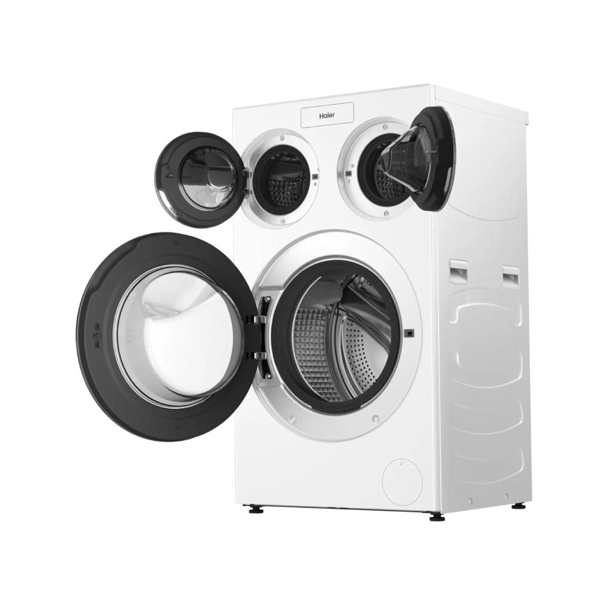 HAIER เครื่องซักผ้าฝาหน้า 3-Drum Zoning ,Ai Wash รุ่นHW140-BD14697WU1