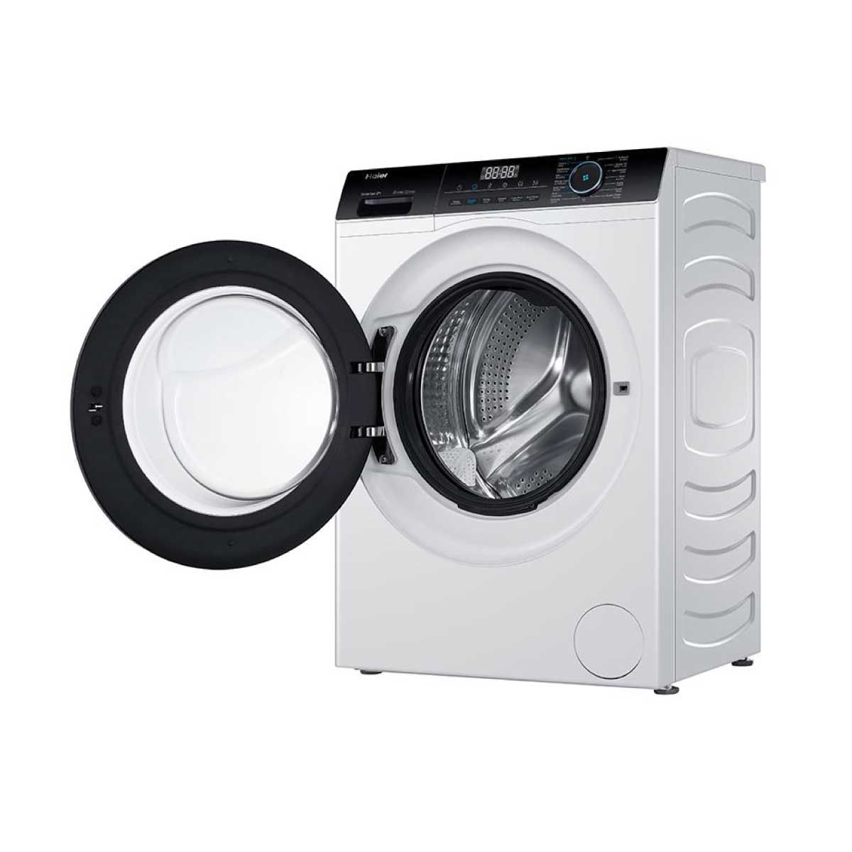HAIER เครื่องซักผ้าฝาหน้า 8KG INVERTER สีขาว รุ่น HW80-BP12929