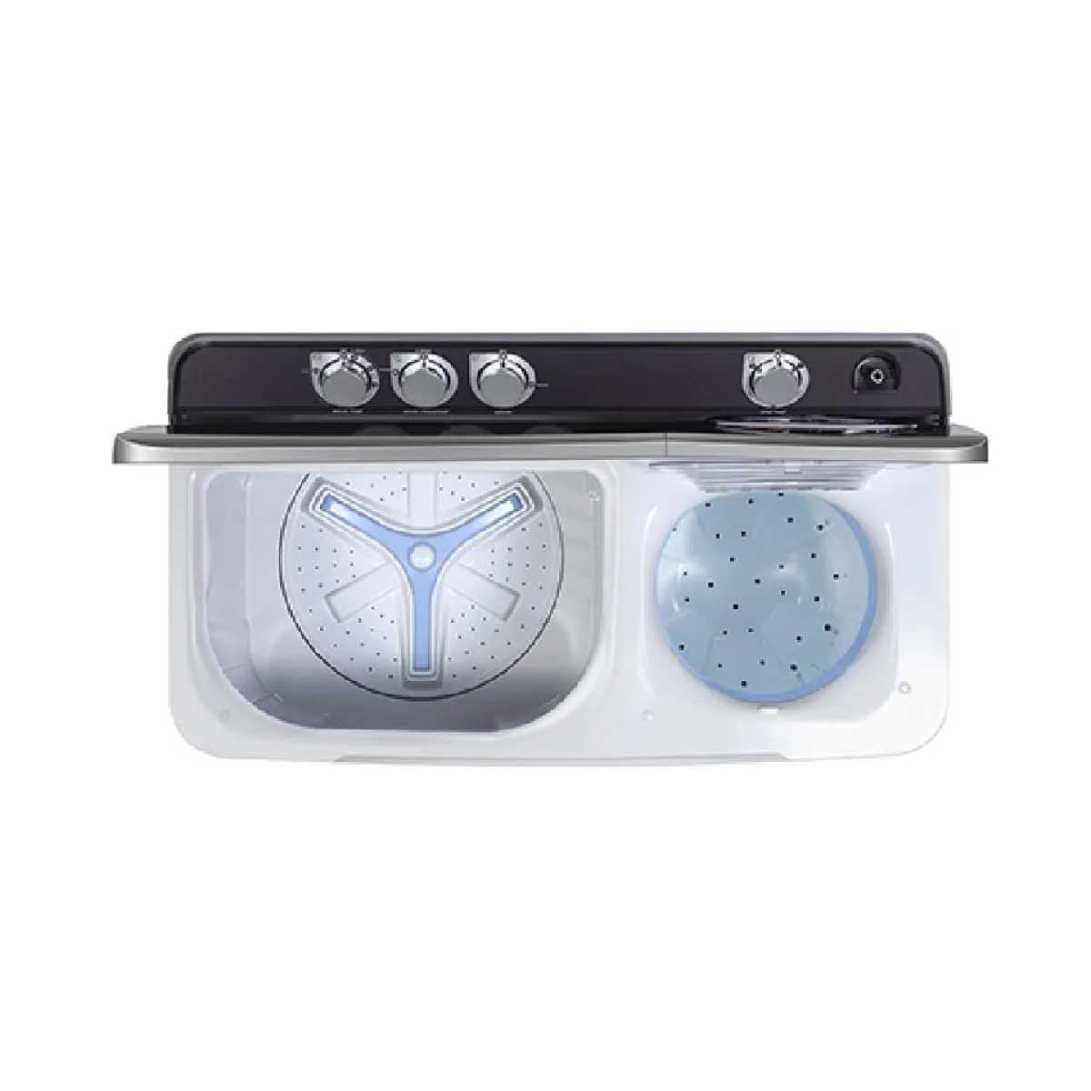 HAIER เครื่องซักผ้าฝาบน 2 ถัง 18 กก. สีขาว รุ่น HWM-T180N2