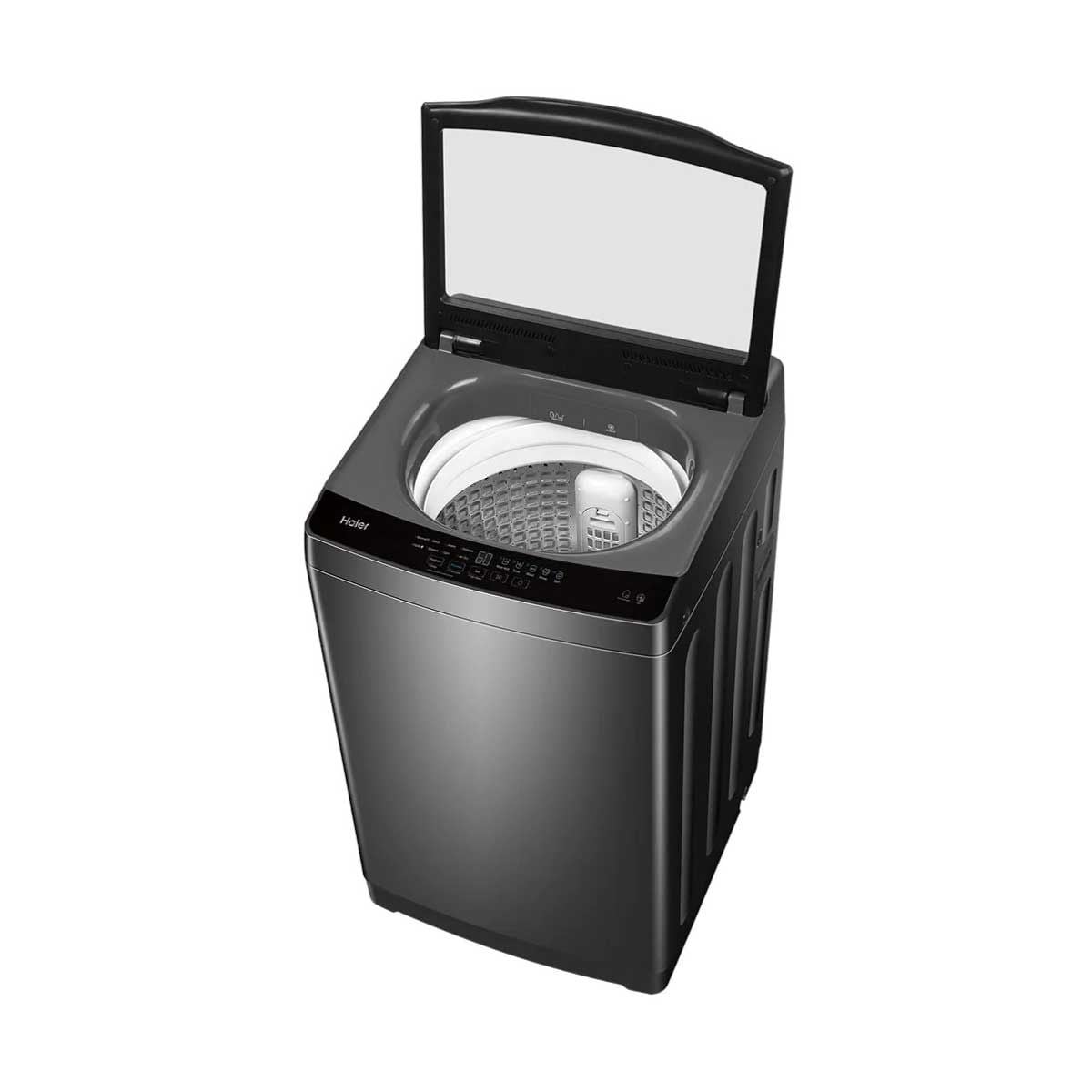HAIER เครื่องซักผ้าฝาบน 8 Kg.สีเทาเข้ม รุ่นHWM80-316S6