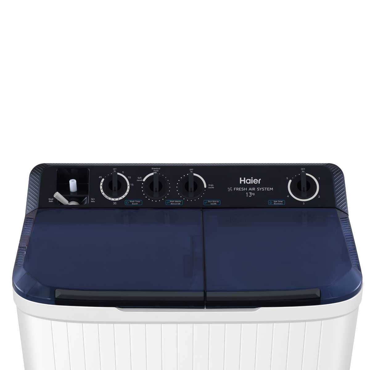 HAIER เครื่องซักผ้า 2 ถัง 13kg รุ่น HTW130-1217BS