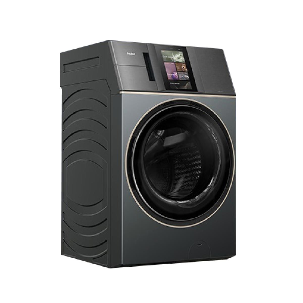 HAIER เครื่องซักอบฝาหน้า L+  21/14Kg.จอสีสัมผัส 10.1นิ้ว Wifi รุ่นHWD210-BD12LGNU1
