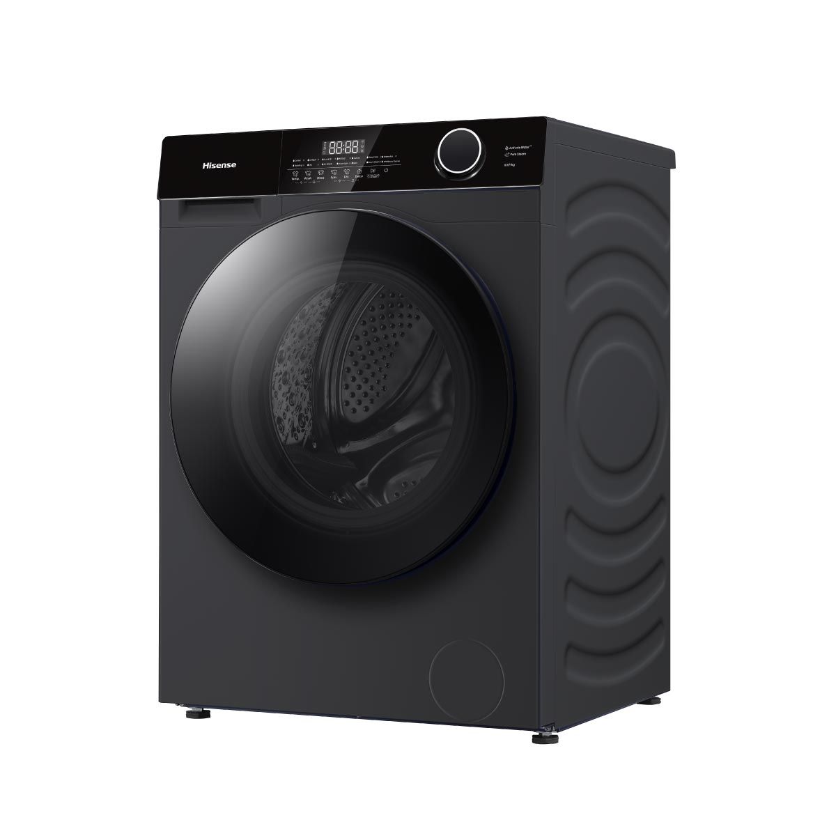 HISENSE เครื่องซักผ้า/อบ 10.5/7Kg. Ai สีดำ รุ่น WD105M3