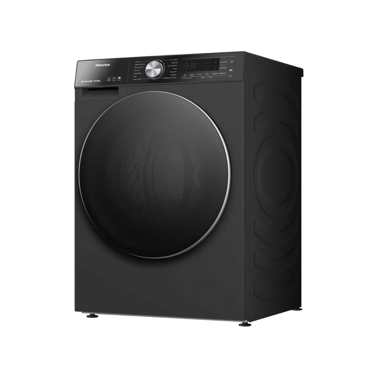 HISENSE เครื่องซักผ้าฝาหน้า 10.5Kg. สีดำ รุ่นWF5S1075BB