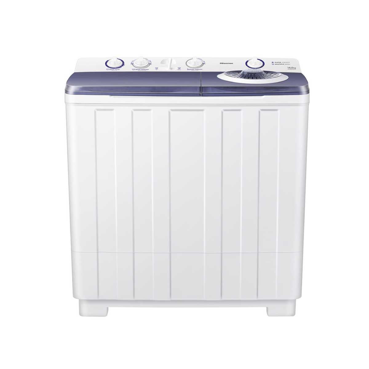 HISENSE เครื่องซักผ้า 2 ถัง 14Kg. สีขาว รุ่น WSRB1401W