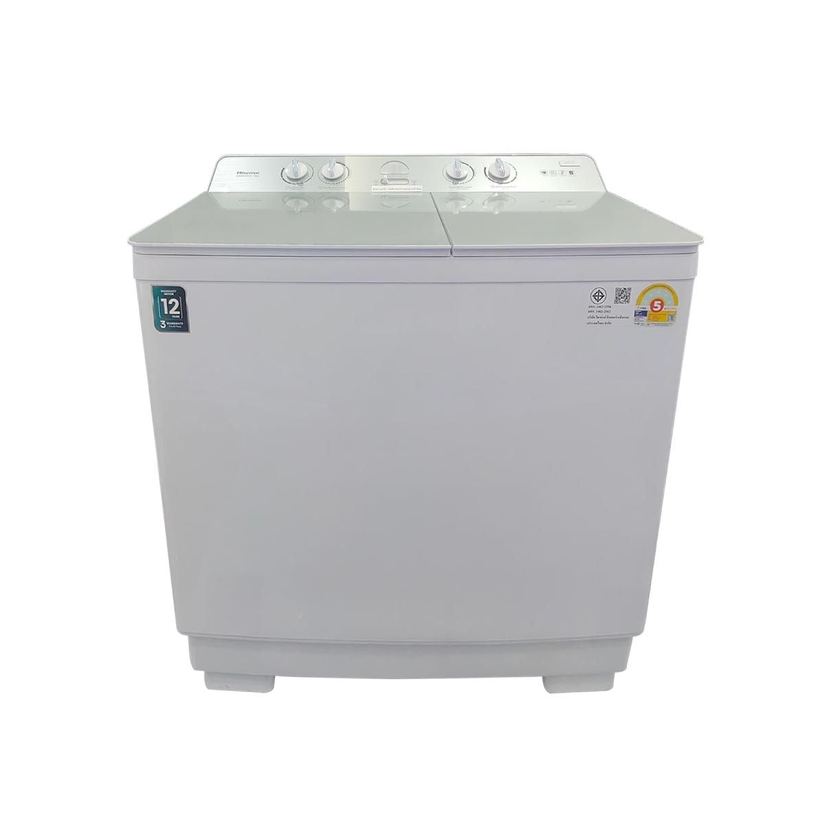 HISENSE เครื่องซักผ้า2ถัง 16Kg. รุ่น WSRB1615UG