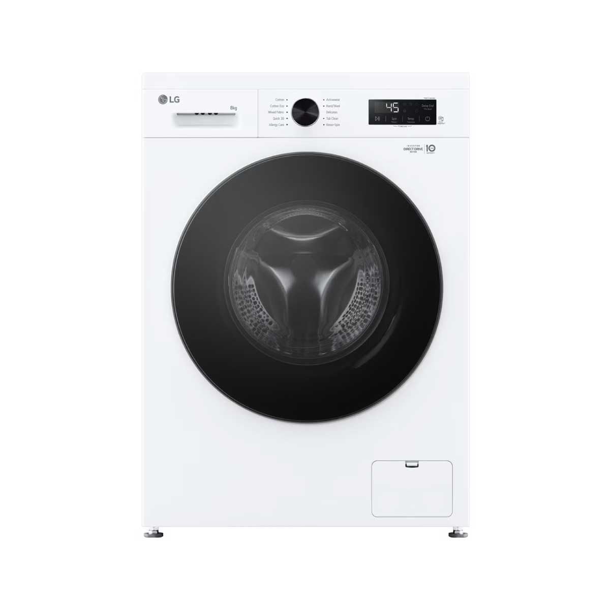 LG เครื่องซักผ้าฝาหน้า8kg Inverter รุ่นFB1208S5W