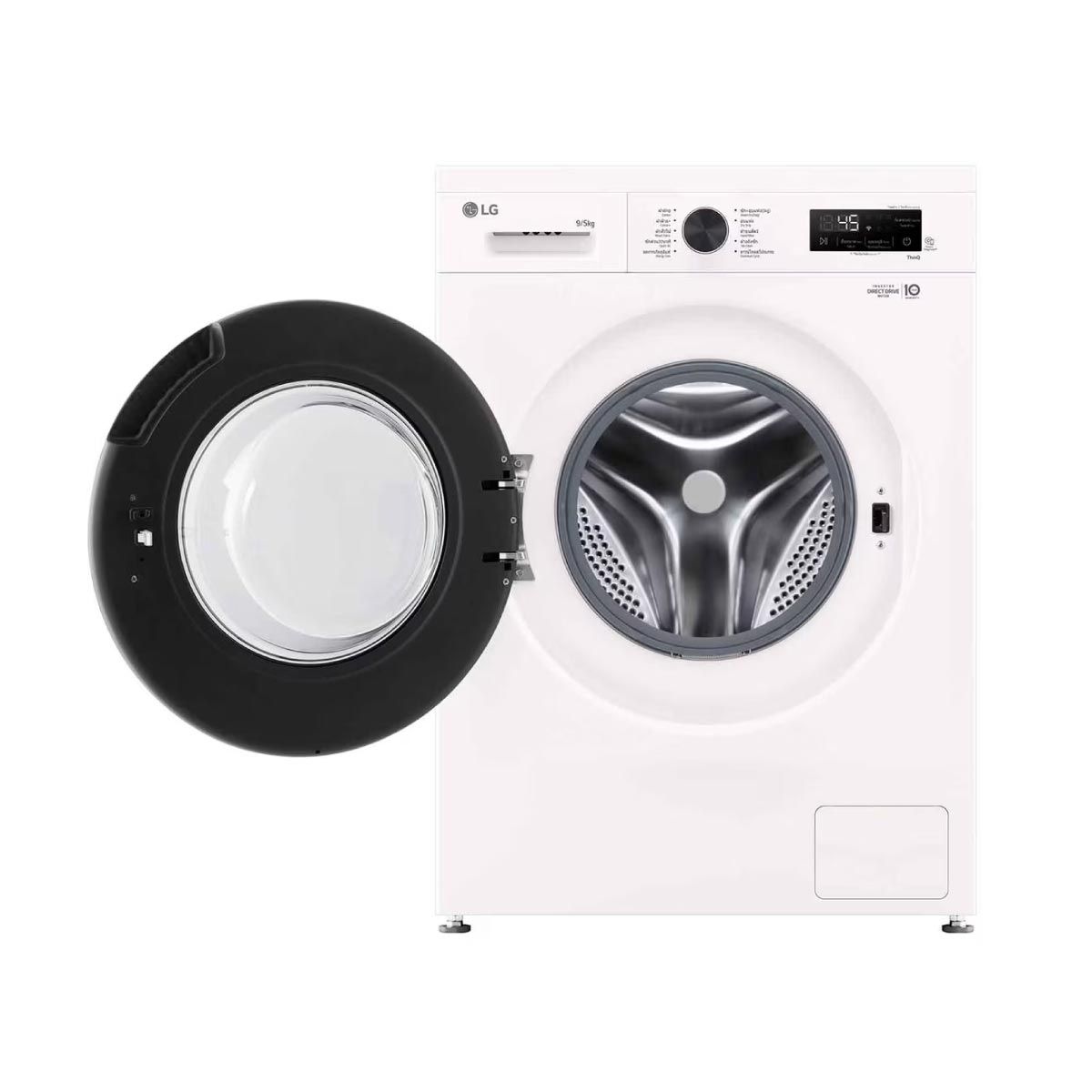 LG  เครื่องซักอบผ้า 9/5kg. สีขาว รุ่น FB1209D5W