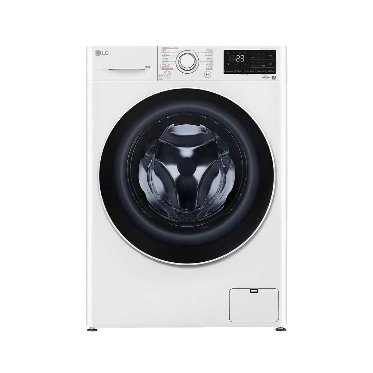 LG เครื่องซักผ้าฝาหน้า ระบบ AI DD ความจุซัก 10 kg. สีขาว รุ่น FV1410S5WG1