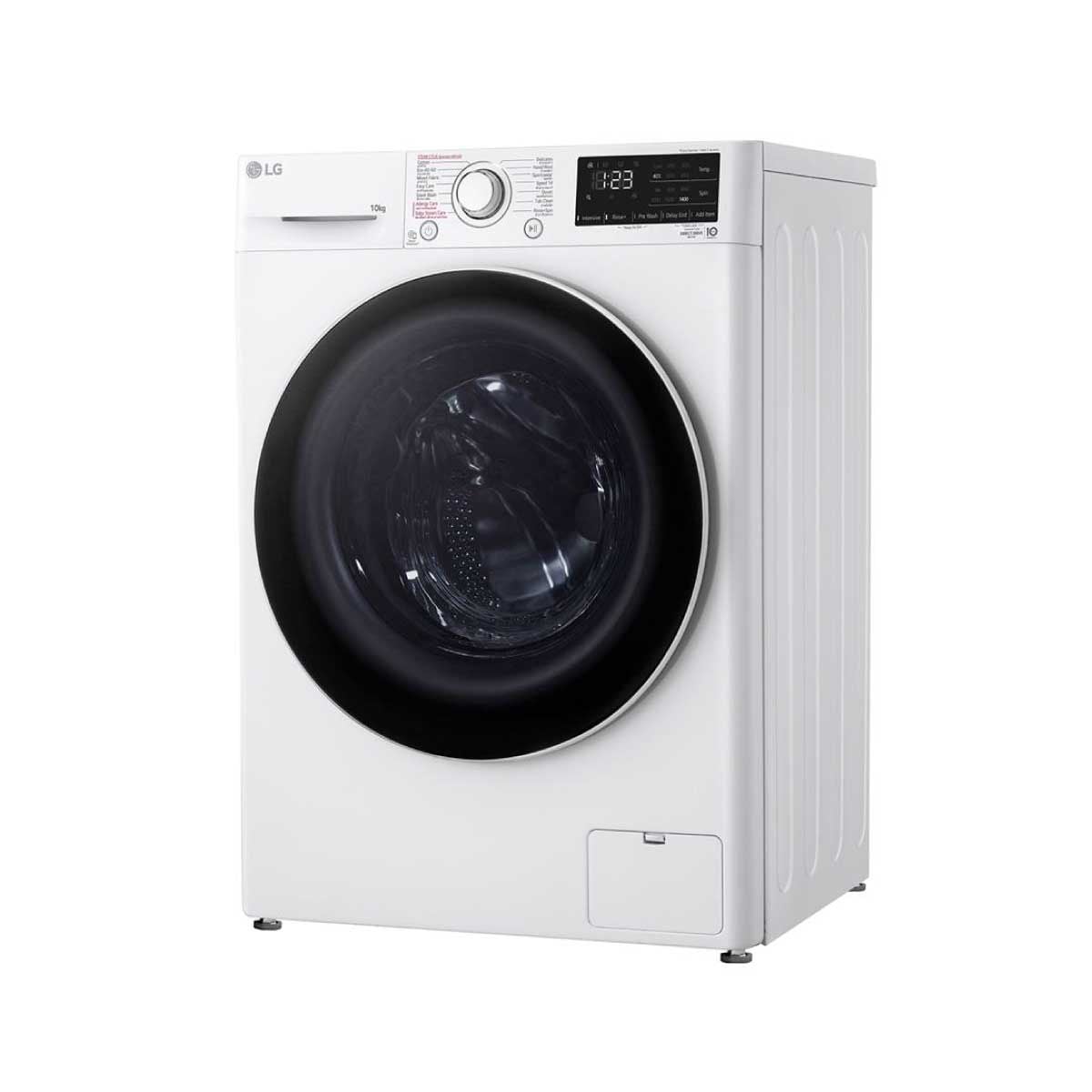 LG เครื่องซักผ้าฝาหน้า ระบบ AI DD ความจุซัก 10 kg. สีขาว รุ่น FV1410S5WG1