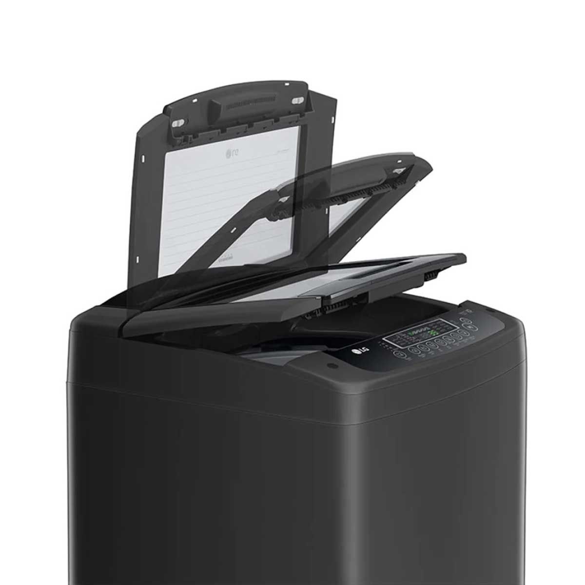 LG เครื่องซักผ้าฝาบน รุ่น T2515VSPB ระบบ Smart Inverter  สีดำความจุซัก 15 กก.