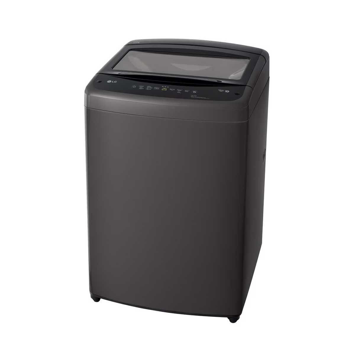 LG เครื่องซักผ้าฝาบน17 kg Inverter สีเทาเข้ม รุ่น T2517VBTB