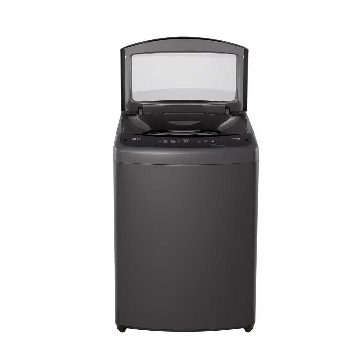 LG เครื่องซักผ้าฝาบน17 kg Inverter สีเทาเข้ม รุ่น T2517VBTB