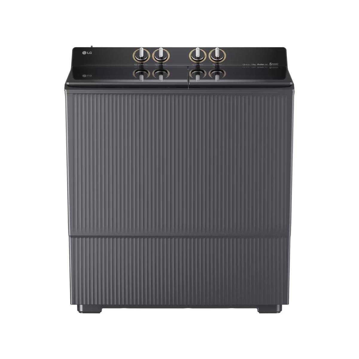 LG เครื่องซักผ้า2ถัง16Kg.กระจกดำ รุ่นTT16XA7GO