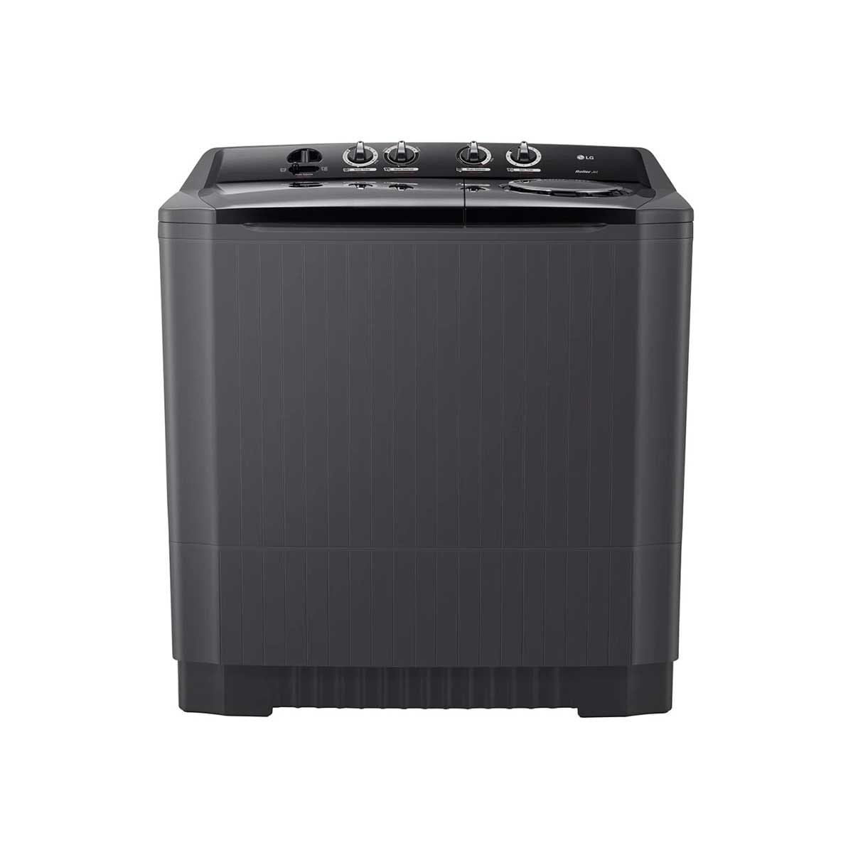LG   เครื่องซักผ้า 2ถัง 18kg  สีดำ รุ่น TT18NAPG