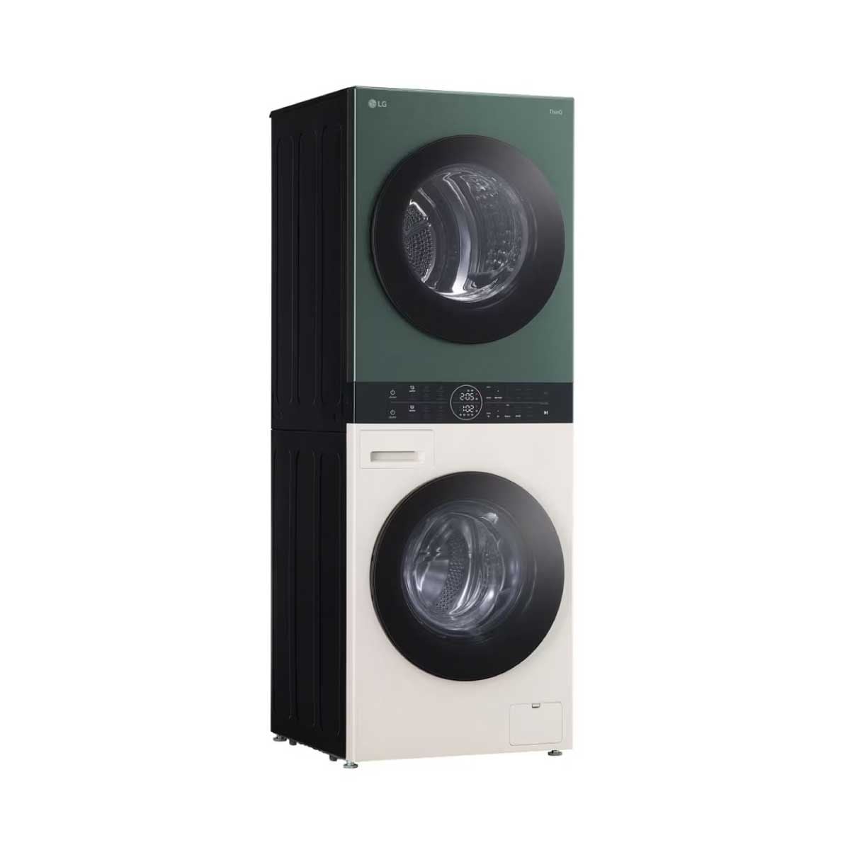 LG Wash Tower ซักผ้า 14 กก. และอบผ้า 10 กก. สีเขียว-เบจ  รุ่น WT1410NHEG