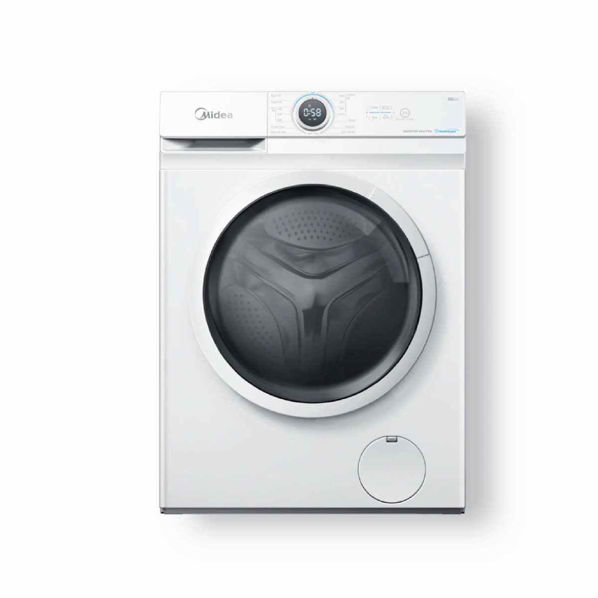 MIDEA เครื่องซักฝาหน้า 8.5Kg. สีขาว รุ่น MF100W85B