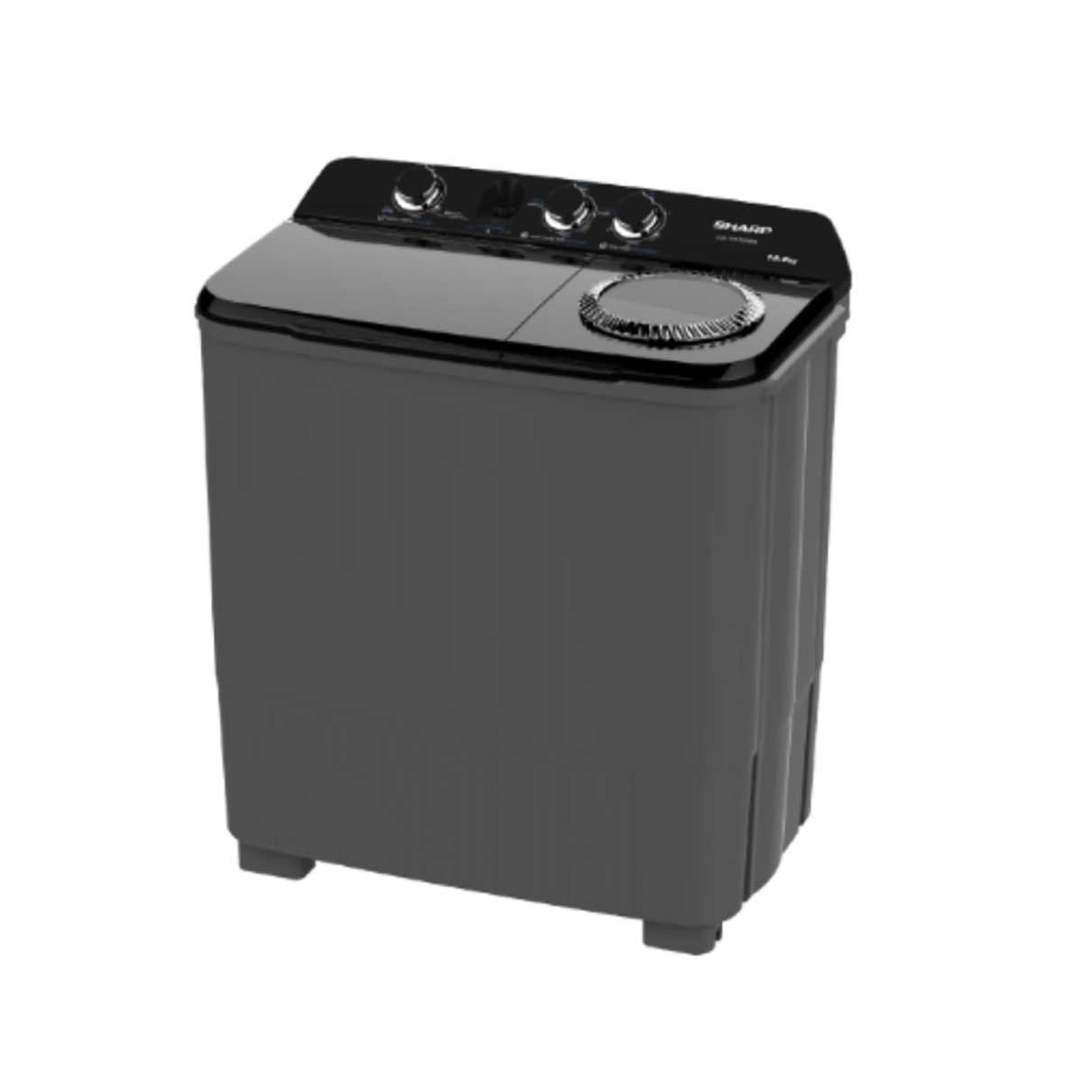 SHARP เครื่องซักผ้า 2 ถัง 13Kg. สีดำ รุ่นES-TW130BK