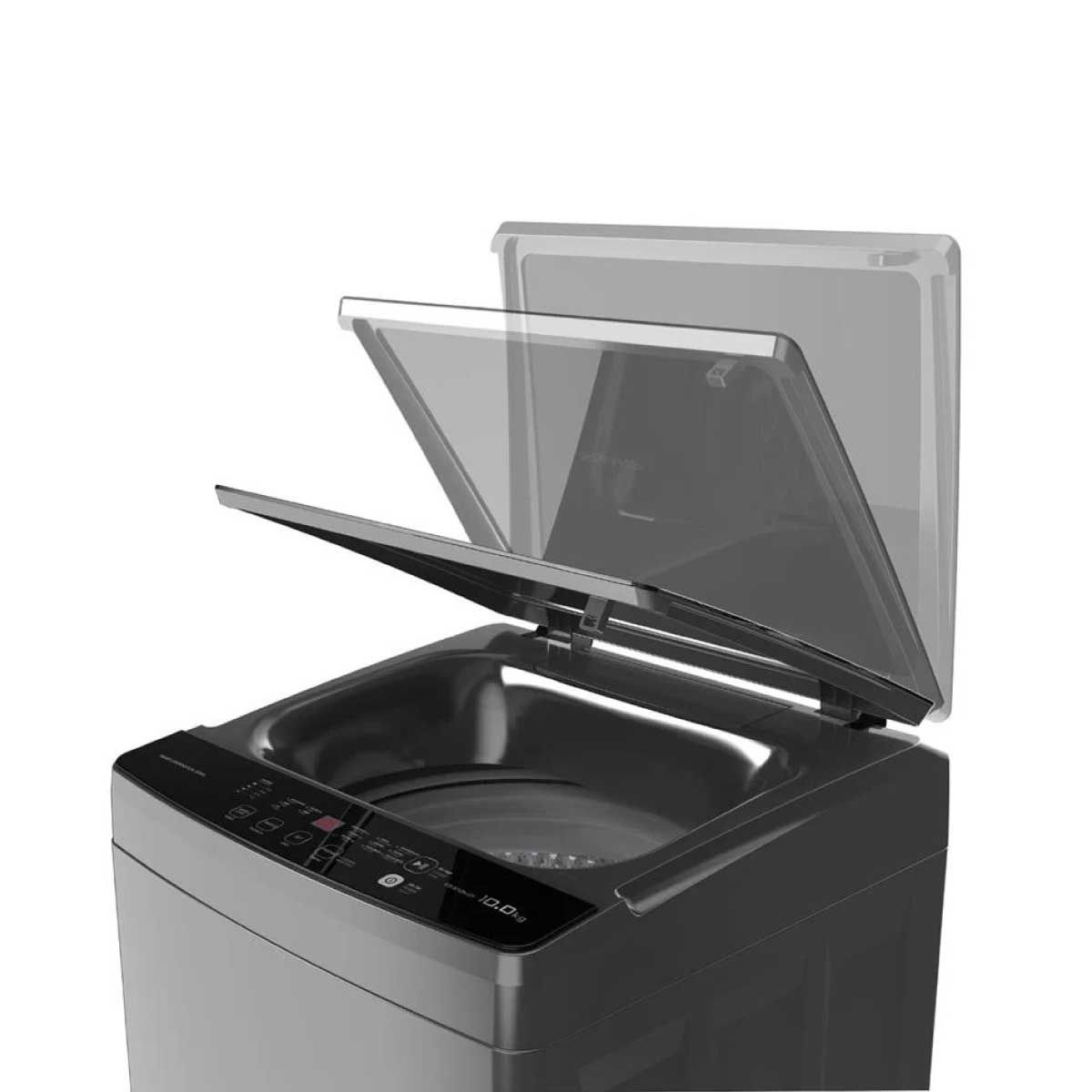SHARP เครื่องซักผ้าฝาบน 10 Kg. สีเทา รุ่นES-W10N-GY