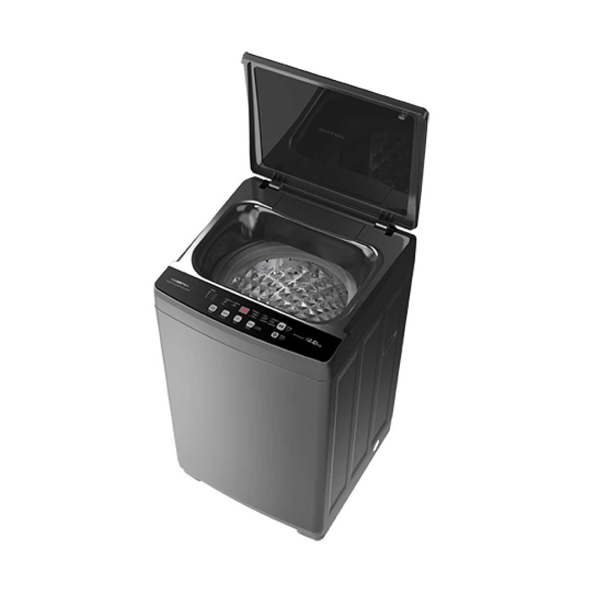 SHARP เครื่องซักผ้าฝาบน12KG. INV รุ่นES-W12X-GY