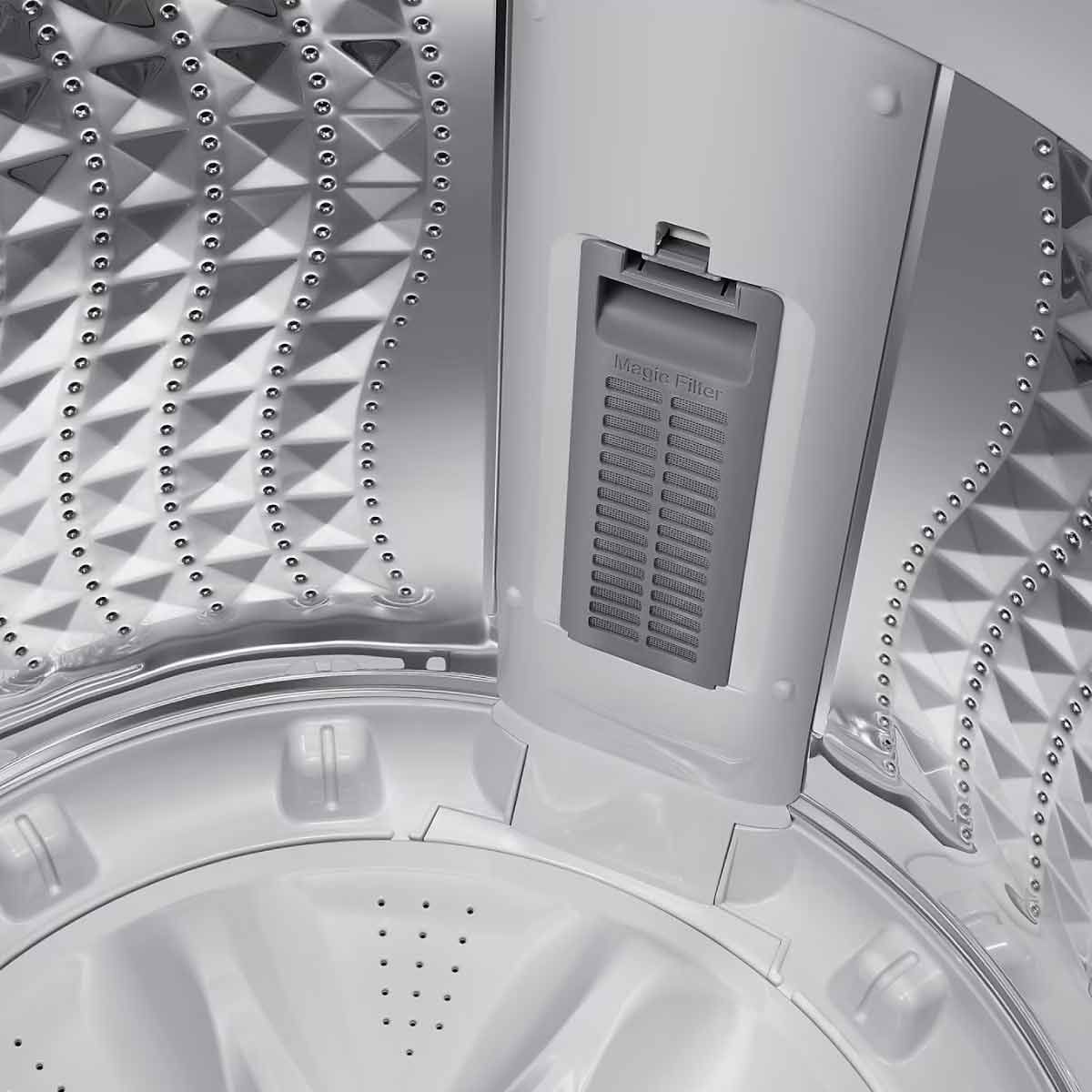 SAMSUNG  เครื่องซักผ้าฝาบน 15 kg.พร้อมด้วย Ecobubble ,Inverter รุ่น WA15CG5441BYST