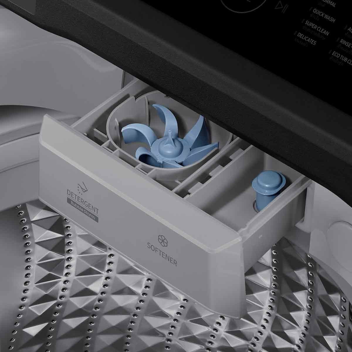SAMSUNG เครื่องซักผ้าฝาบน  17 กก. Digital Inverter รุ่น WA17CG6441BYST