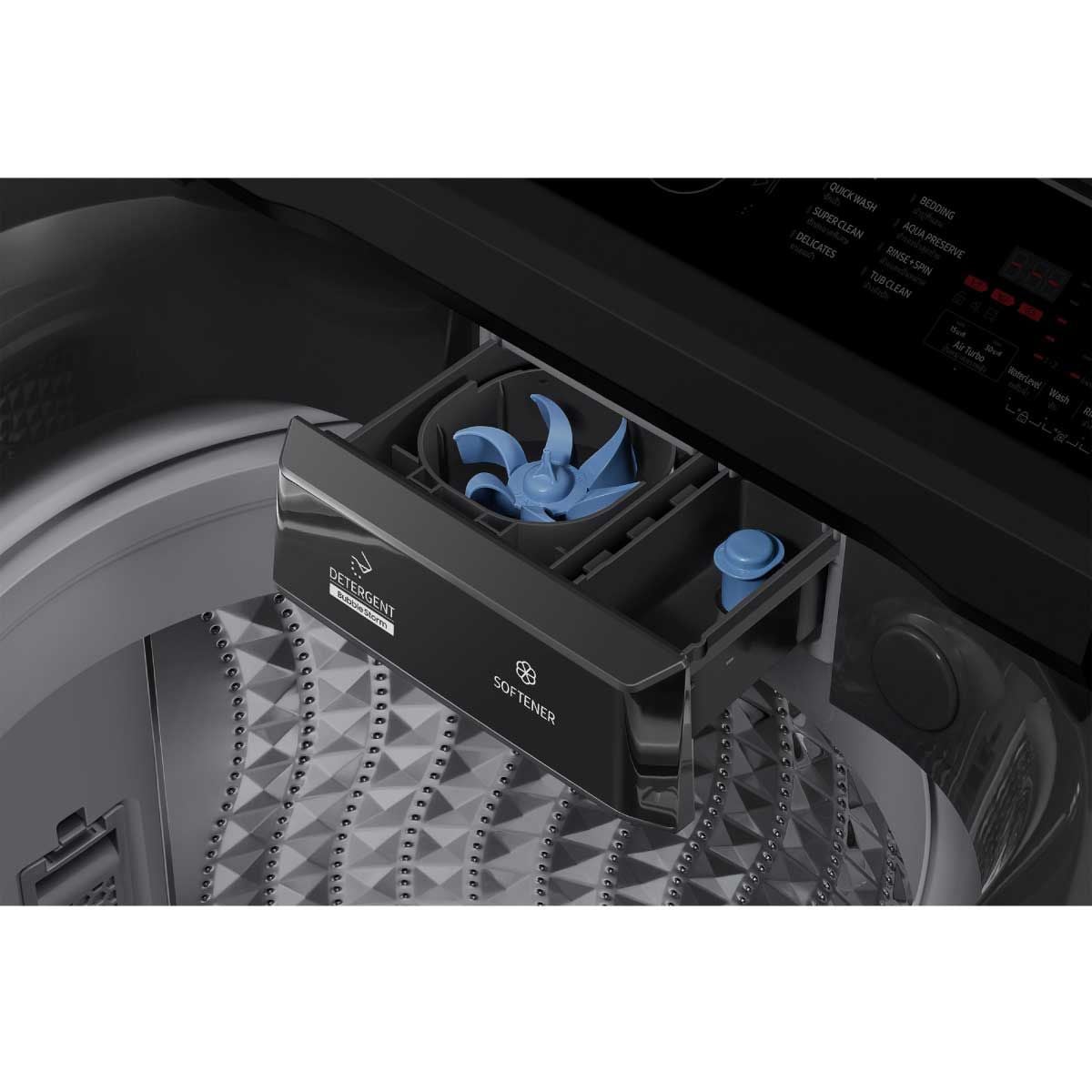 SAMSUNG เครื่องซักผ้าฝาบน 12Kg. รุ่น WA40F12E4CST