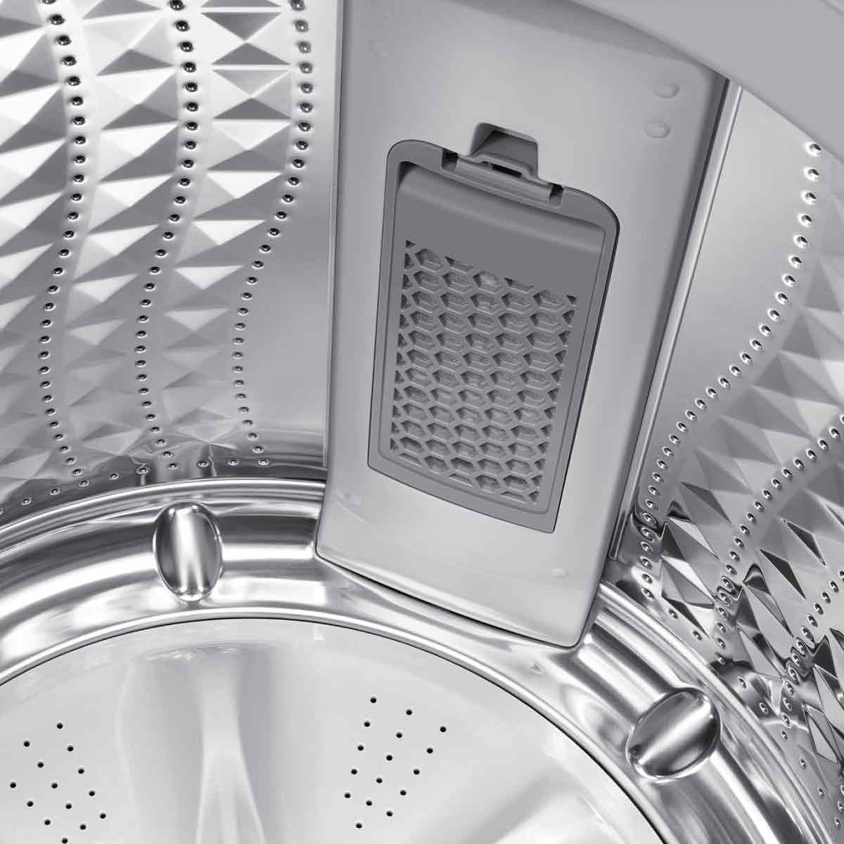 SAMSUNG เครื่องซักฝาบน19Kg.สีดำ รุ่น WA40F19E7CST