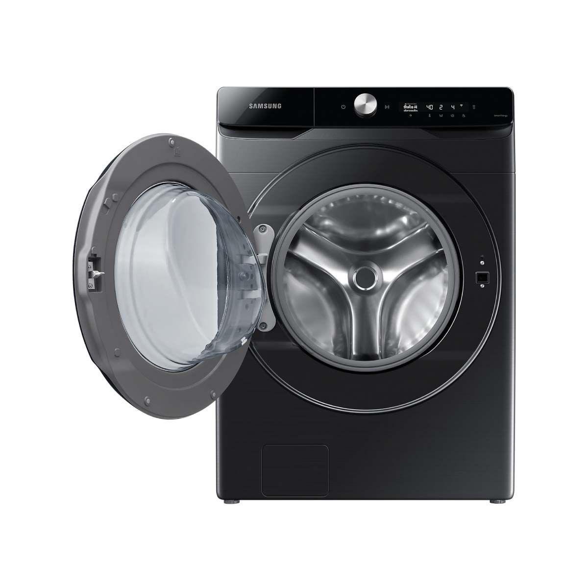 SAMSUNG  เครื่องซักผ้าและอบผ้า ซัก16 อบ 10 kg พร้อม AI Control สีดำ  รุ่น WD16T6500GV/ST