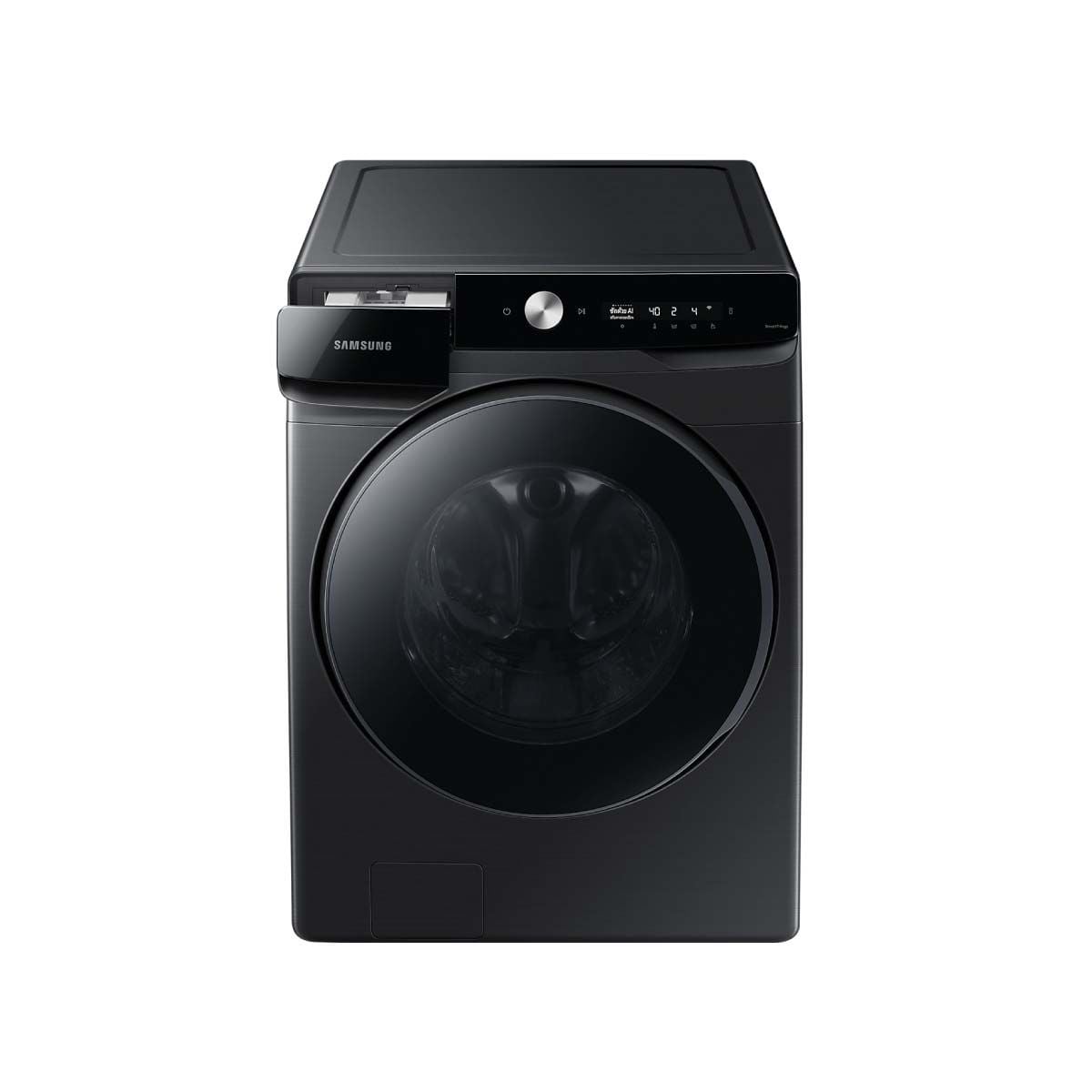 SAMSUNG  เครื่องซักผ้าและอบผ้า ซัก16 อบ 10 kg พร้อม AI Control สีดำ  รุ่น WD16T6500GV/ST