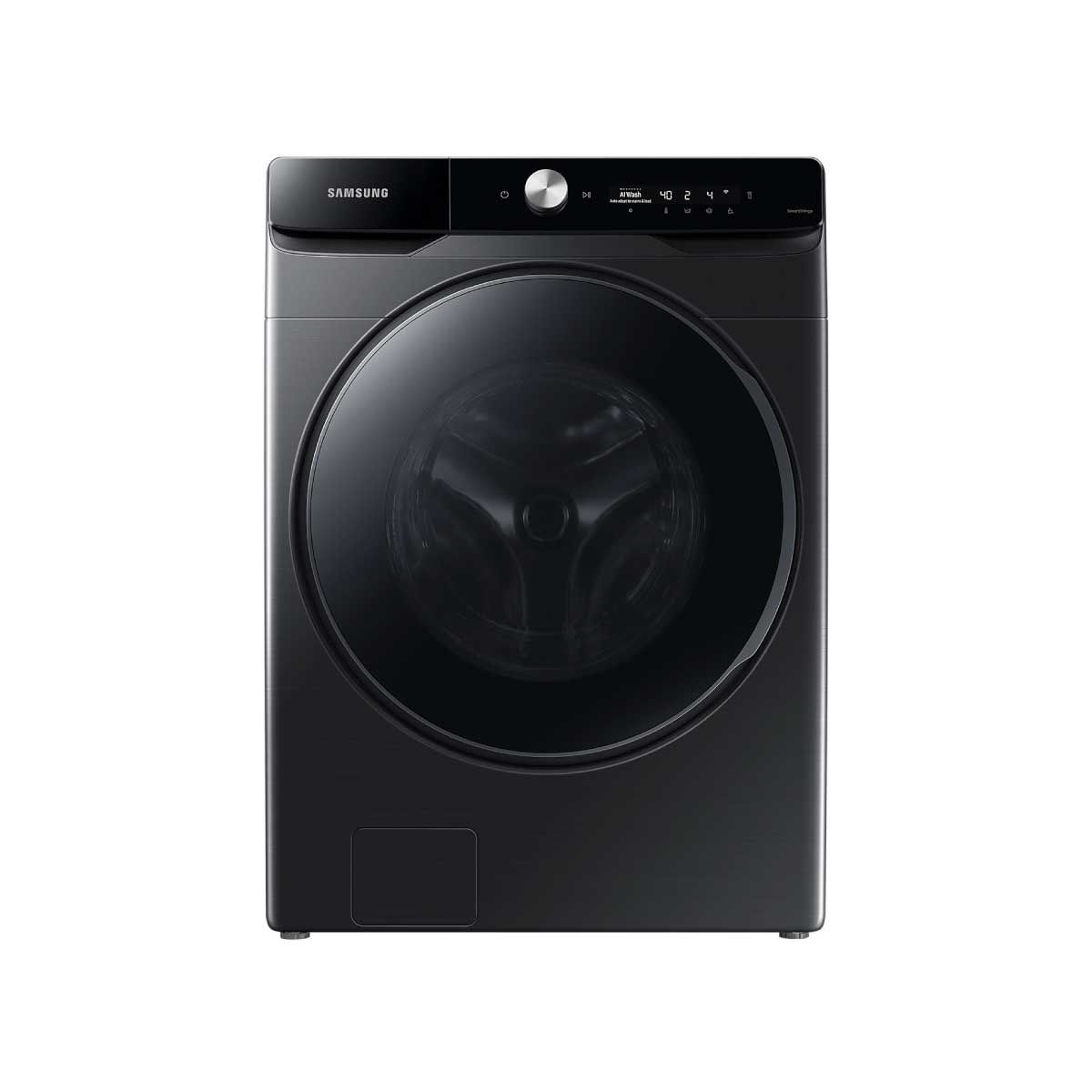 SAMSUNG เครื่องซักผ้าฝาหน้า 16 kg ,AI Control พร้อม Eco Bubble สีดำ รุ่น WF16T6500GV/ST