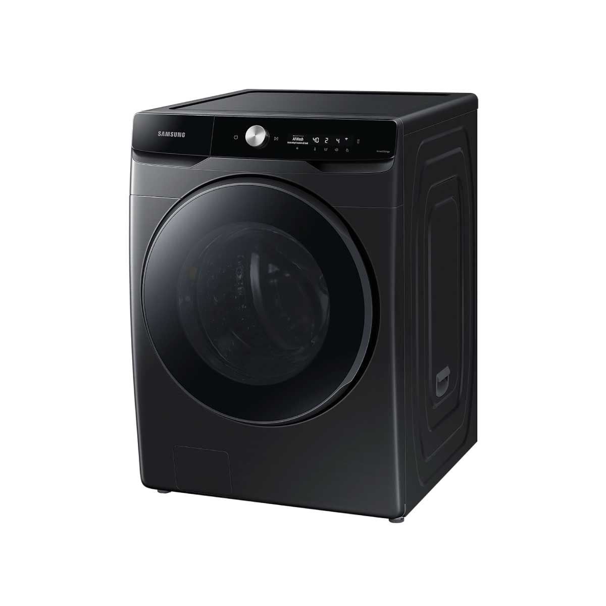 SAMSUNG เครื่องซักผ้าฝาหน้า 16 kg ,AI Control พร้อม Eco Bubble สีดำ รุ่น WF16T6500GV/ST