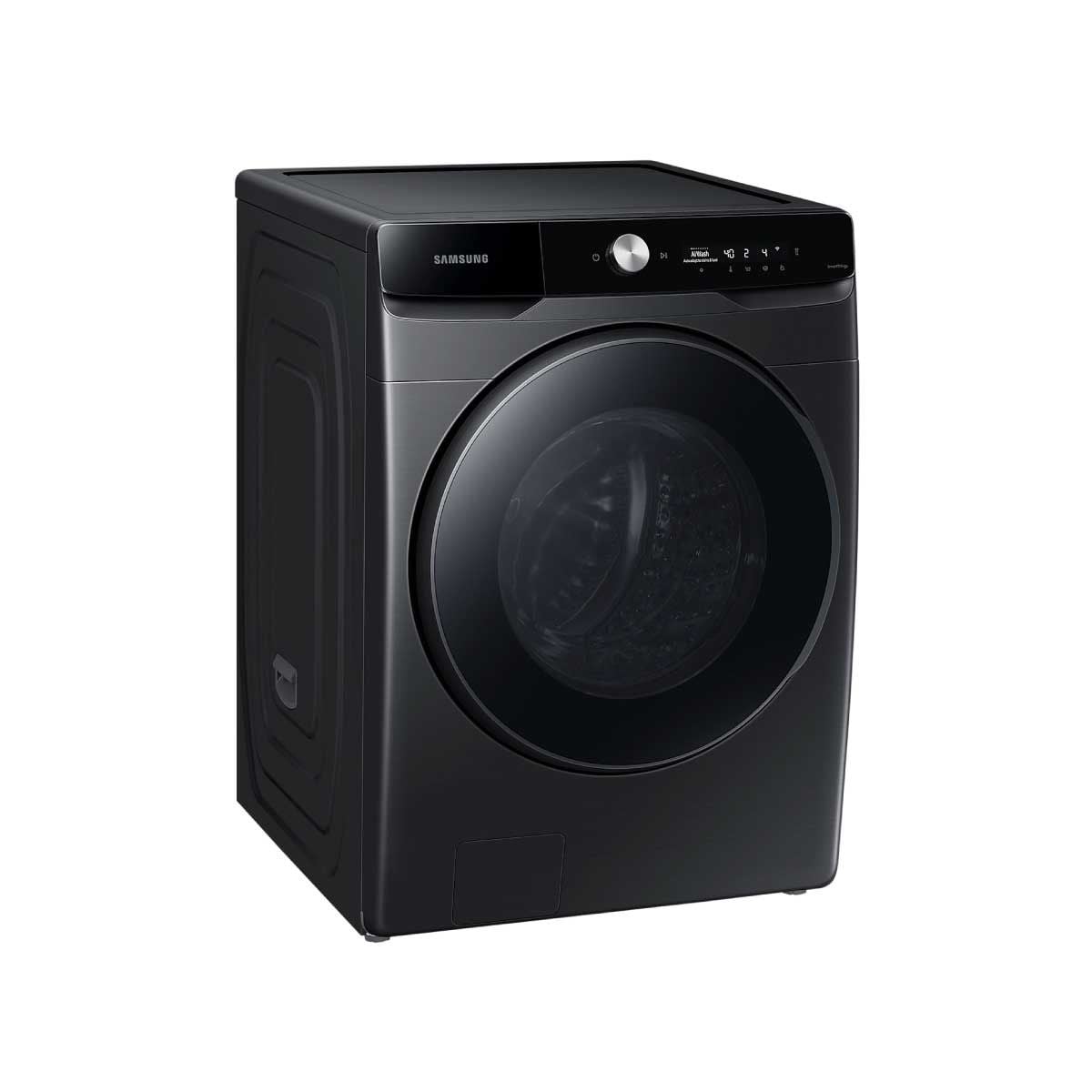 SAMSUNG เครื่องซักผ้าฝาหน้า 16 kg ,AI Control พร้อม Eco Bubble สีดำ รุ่น WF16T6500GV/ST