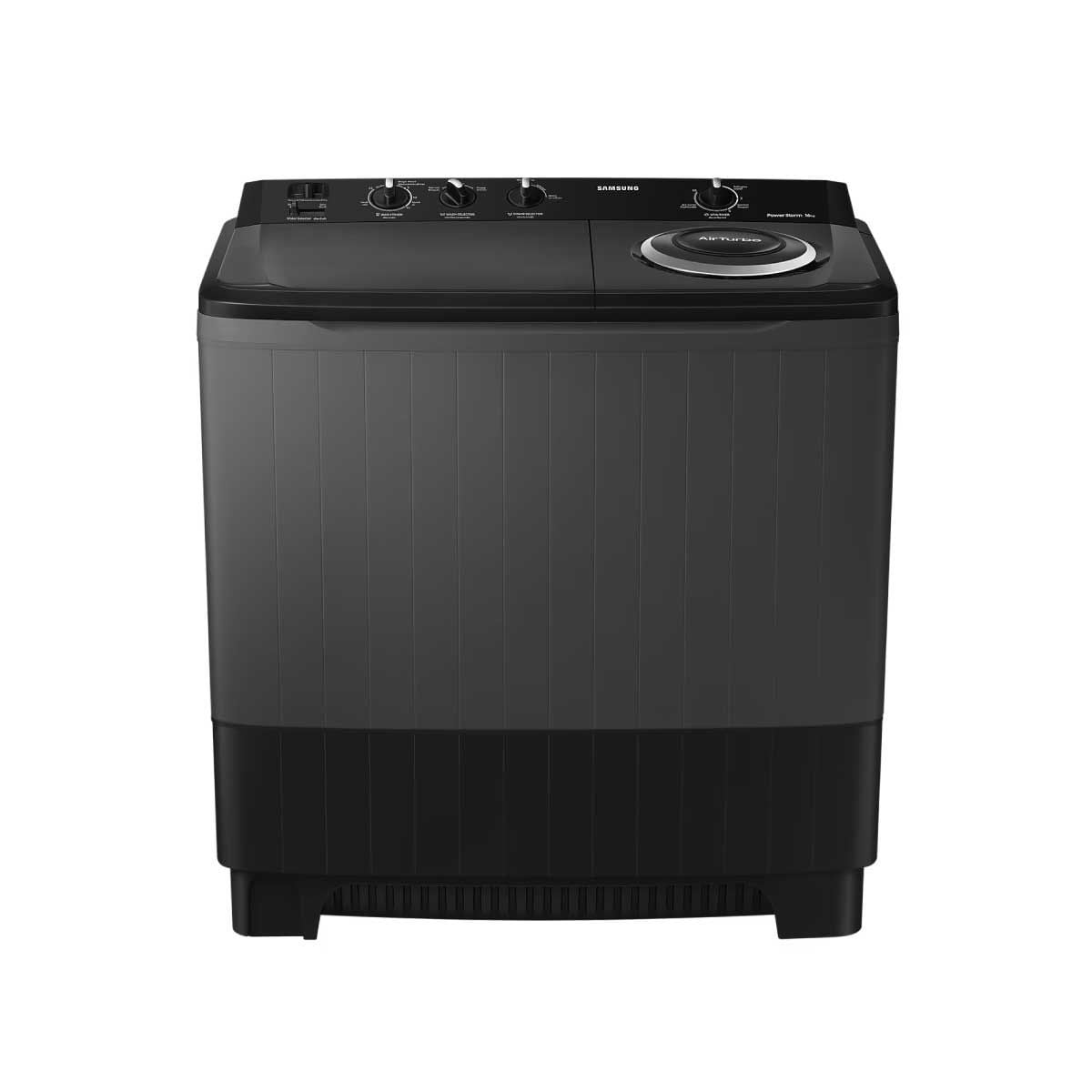 SAMSUNG  เครื่องซักผ้า 2 ถัง ขนาด 16 กก. สีดำ รุ่น WT16B5240BA/ST